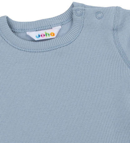 Joha T-Shirt - Rib - Matt Blau