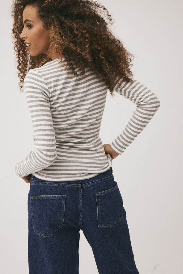 Magasin du Nord Collection Milla 1G Light grey mel / star white stripe