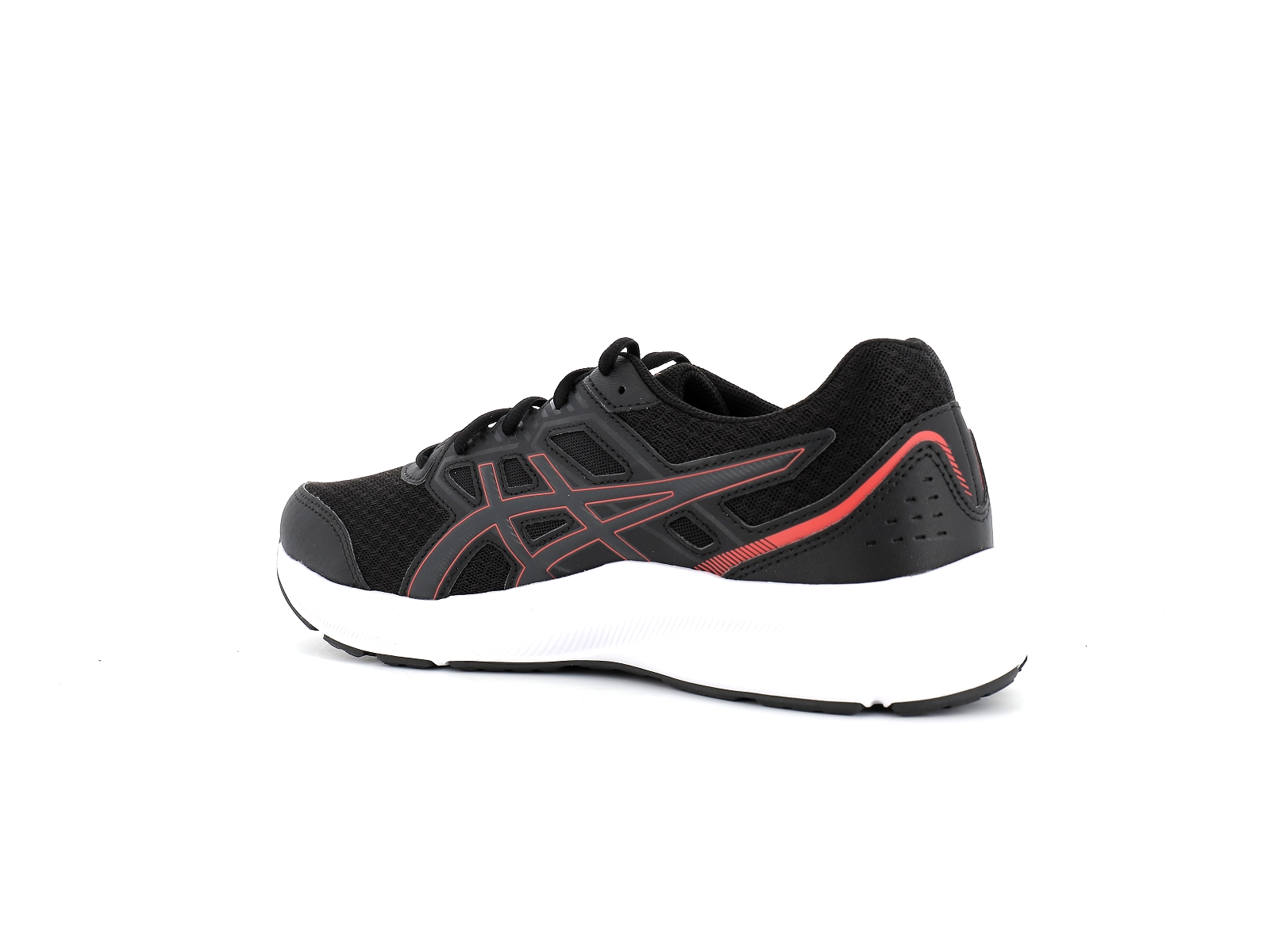 Asics-1011B034 Matières combinées Noir Rouge