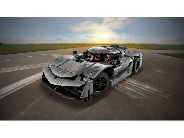 LEGO Technic 42173 Koenigsegg Jesko Absolut-hyperbil – grå