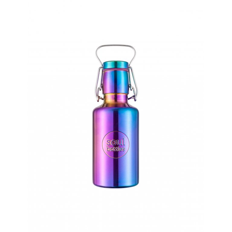 Soulbottle Trinkflasche mit Tragegriff, Edelstahl