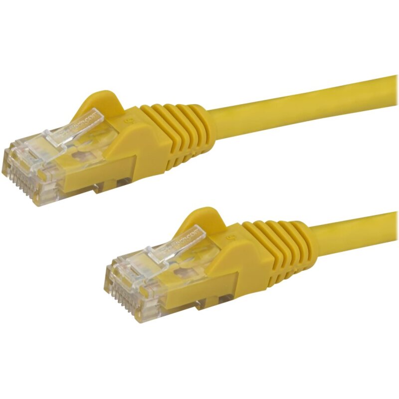 StarTech.com N6PATC7MYL câble de réseau Jaune 7 m Cat6 U/UTP (UTP)