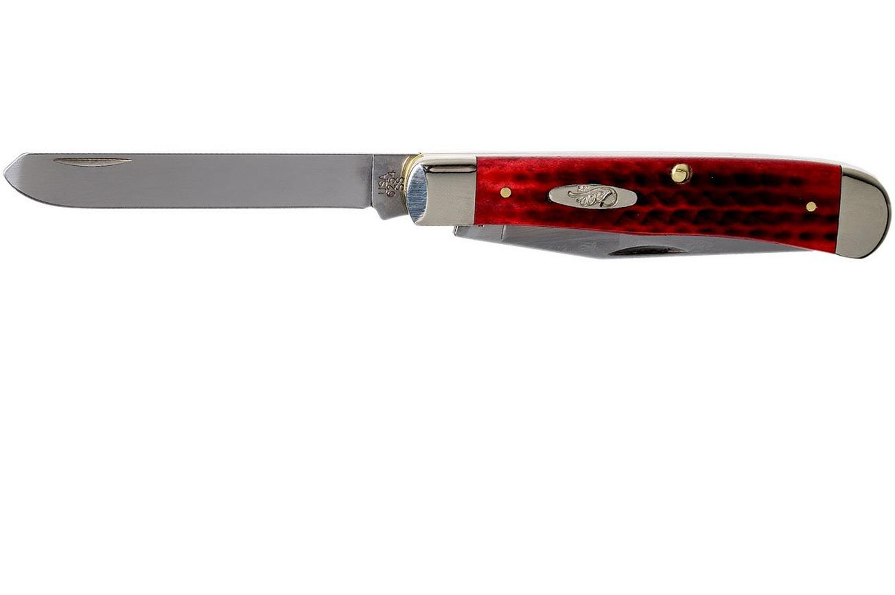 Case Trapper Pocket Worn Old Red Bone, 00783, 6254 SS zakmes