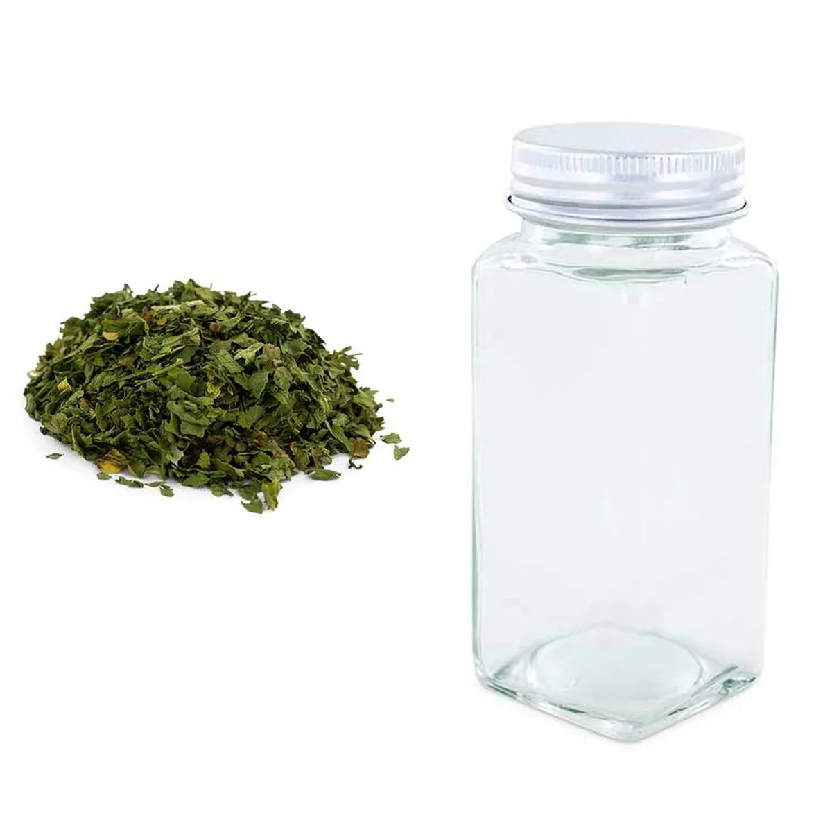 Flacon à épices poudreur + feuilles de coriandre bio 15 g Aromandise