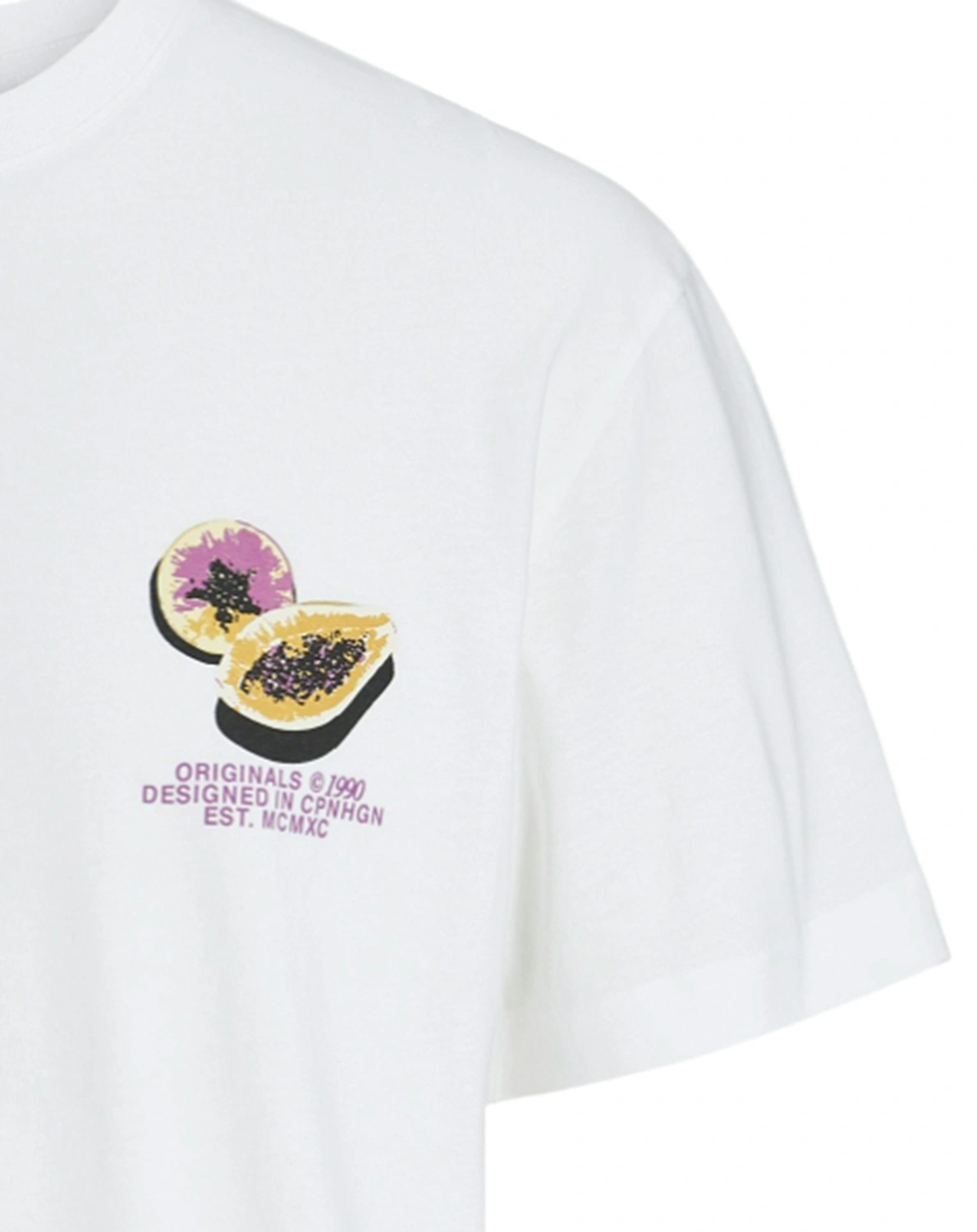 T-Shirt JORTAMPA PAPAYA in bright white