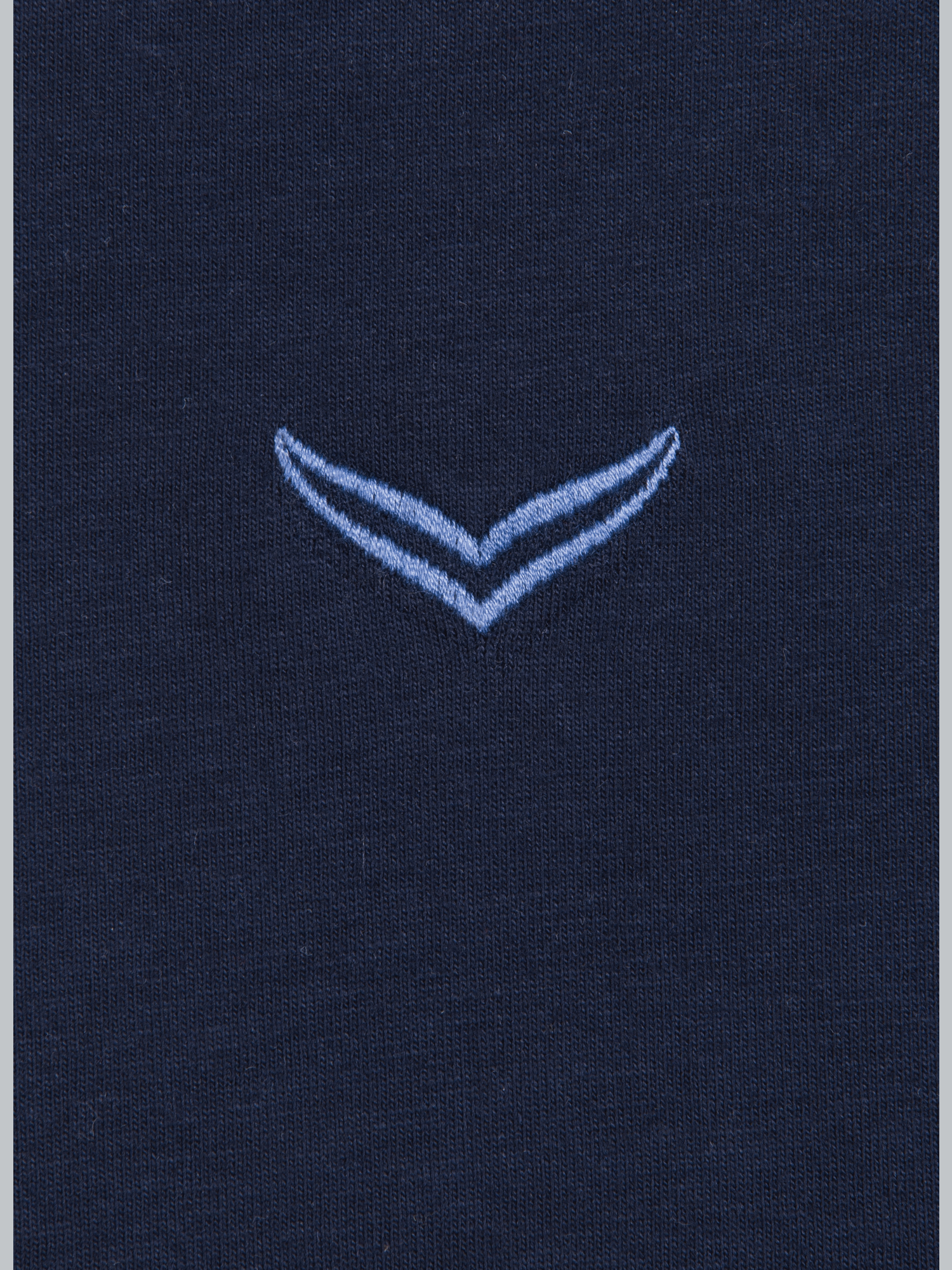 V-Shirt aus 100% Biobaumwolle Navy-C2C