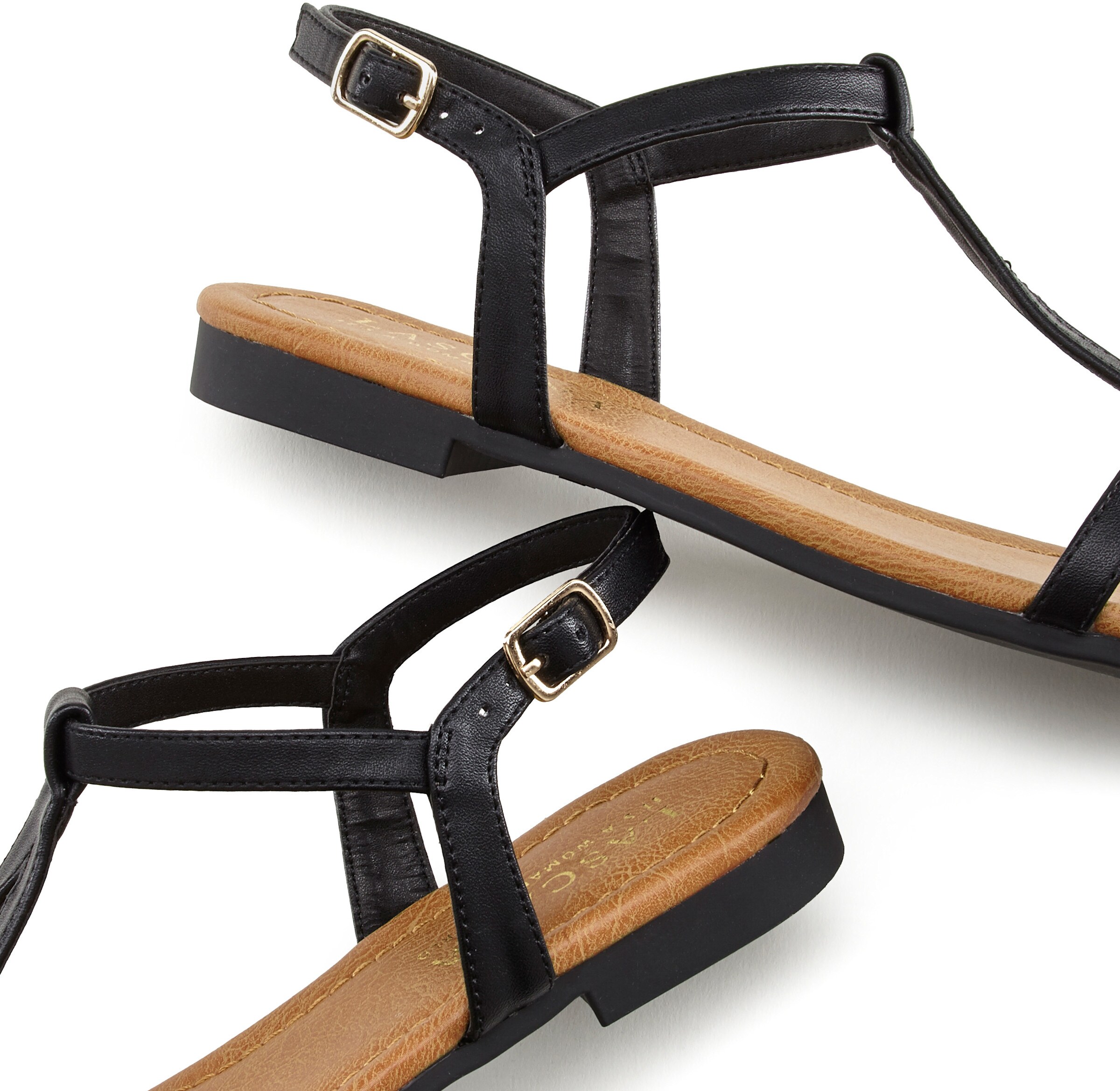 LASCANA Sandale in schwarz