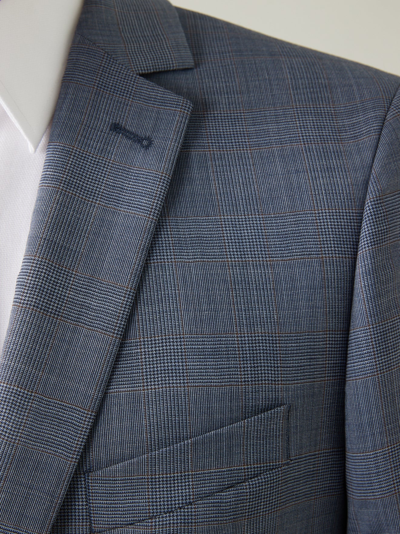 Veste de costume homme carreaux Super 100's