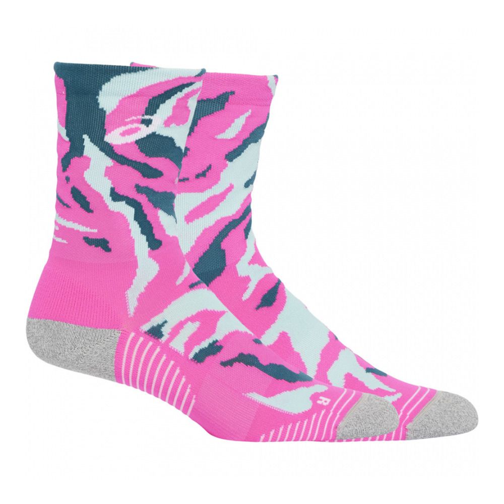 Asics COLOR CAMO RUN - Chaussettes gloomy sea/aquamarine/hot pink
