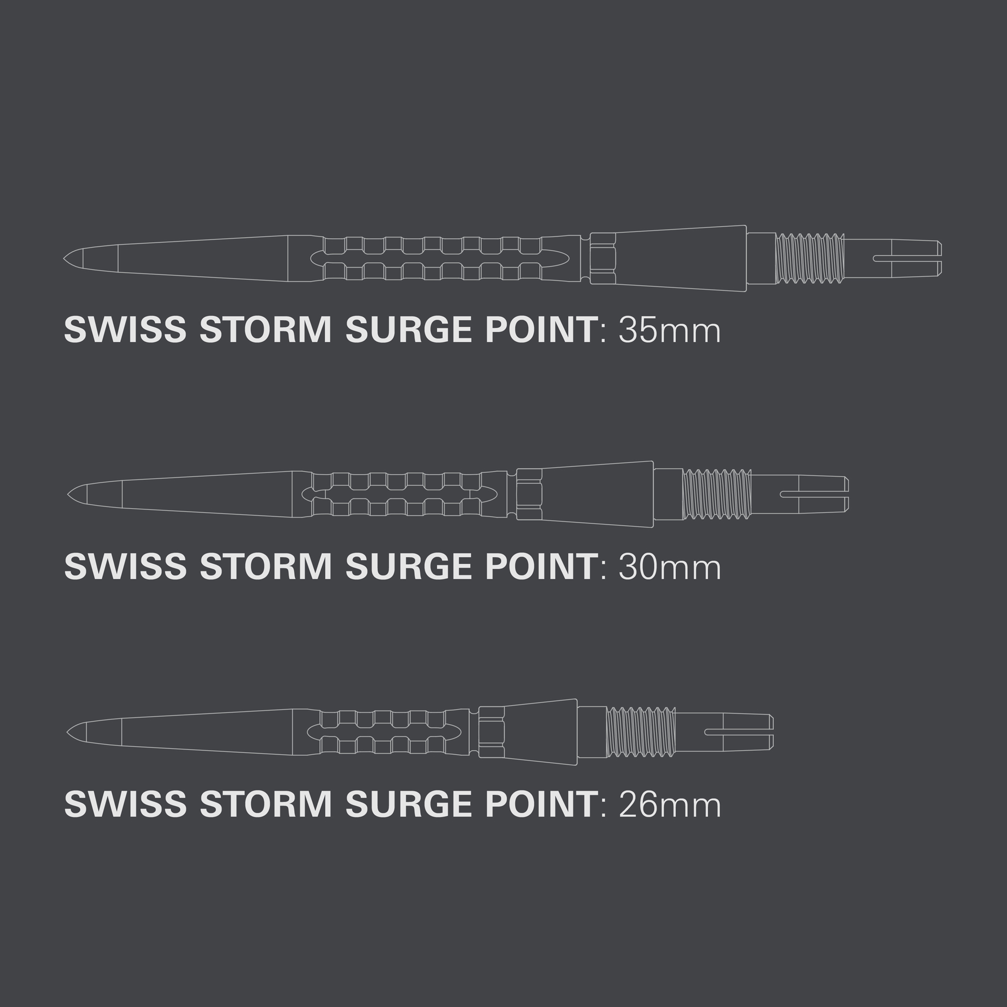 Target - Swiss Point Storm Surge - Silber