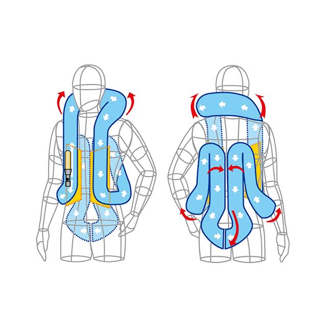 Airbagvest Hit-Air Evolution Medium Zwart