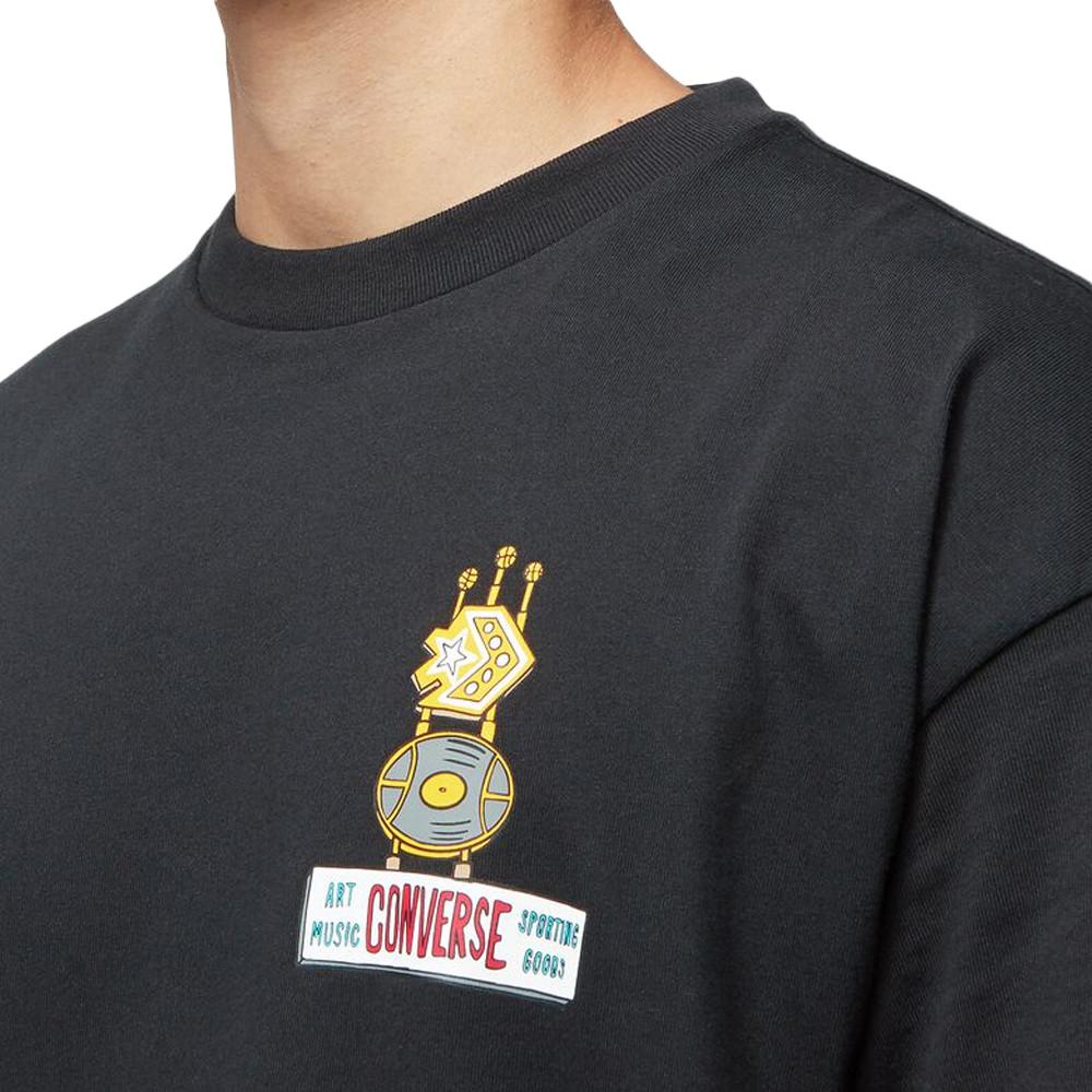 Converse T-shirt Noir Homme Converse Sneaker
