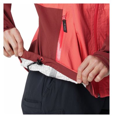 Veste Imperméable Femme Columbia Mazama Trail Rose