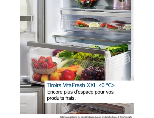 BOSCH - Réfrigérateur congélateur bas KIN86ADB0, Série 6, Congélateur NoFrost