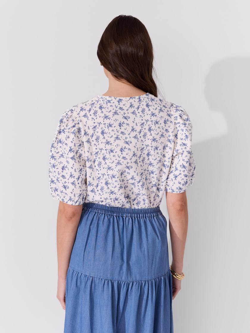 Linette topp Marshmallow