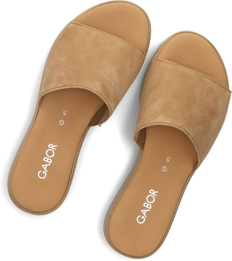 Gabor 730 Slippers Dames Camel