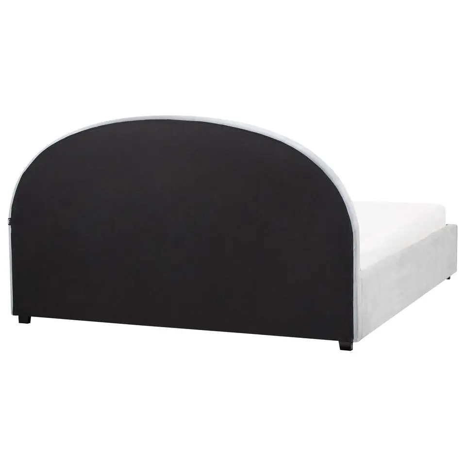 VAUCLUSE - Bed met opbergruimte - Lichtblauw - 180 x 200 cm - Stof