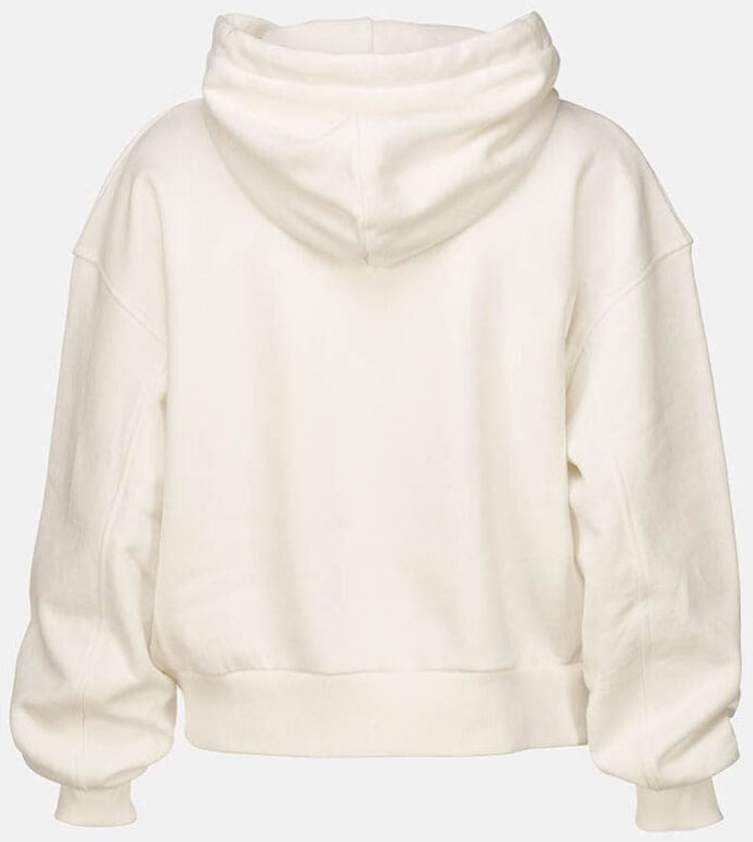 Organic Cotton Hoodie Dame 37/Offwhite