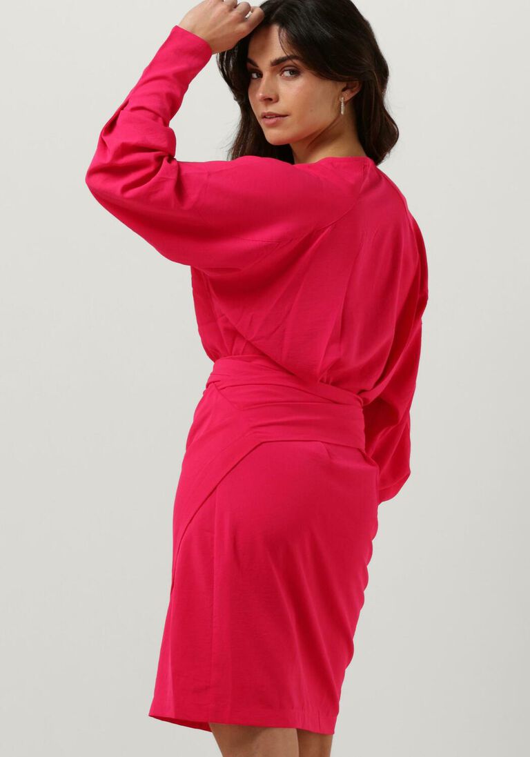 FREEBIRD roze freebird mini jurk wv-drape-pes-23-1