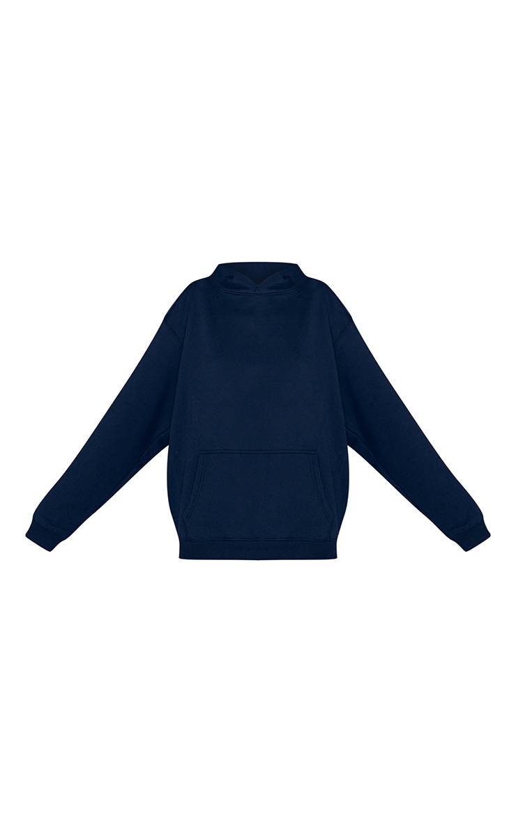 Bleu Marine Sweat À Casynthétiqueche En Molleton