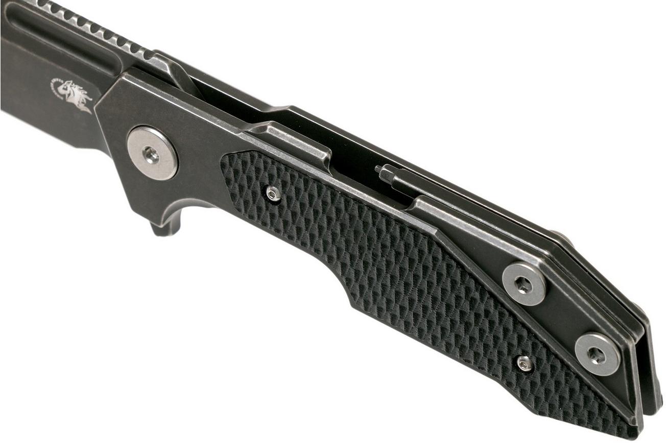 Rick Hinderer Fulltrack Spanto Battle Black S35VN Black G10 zakmes