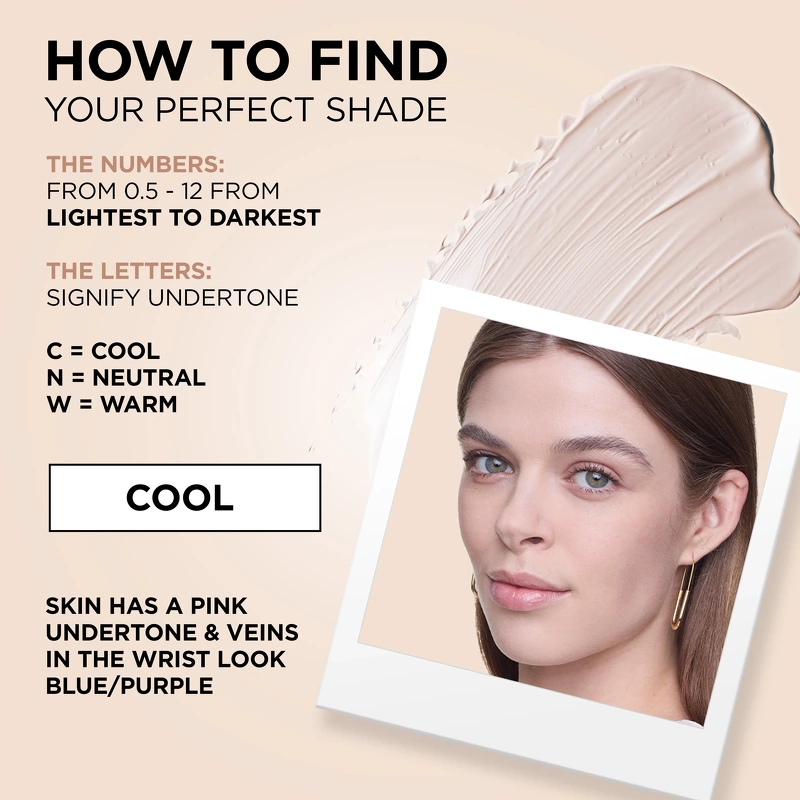 L'Oréal Paris Cosmetics True Match Foundation 30 ml - 1.R/1.C Rose Ivory