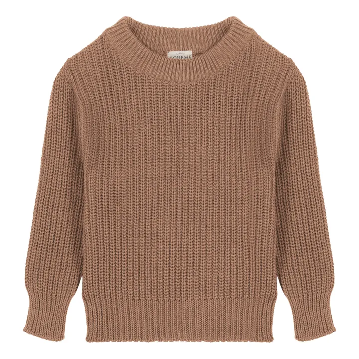 Studio Bohème Pull Coton Bio Bun | Beige