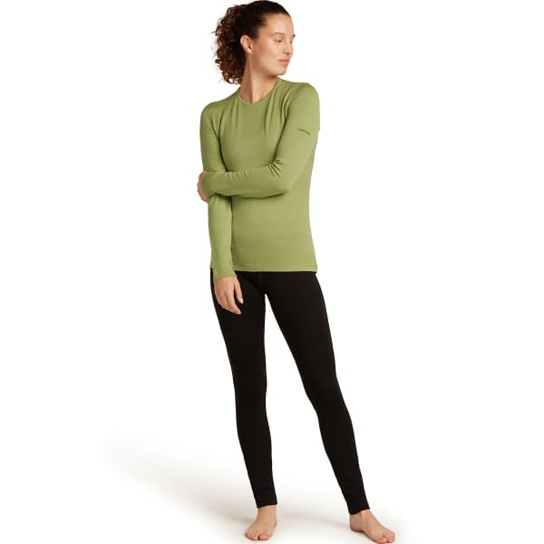 T-shirt thermique ICEBREAKER W 260 TECH LS CREWE OLIVE