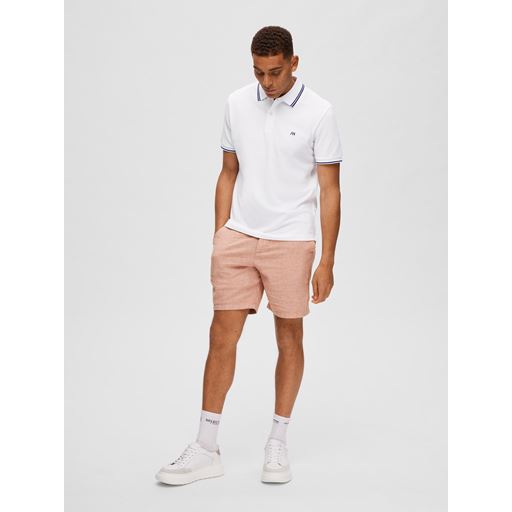 Selected Homme Dante Sport Polo T-shirt, Bright White, S