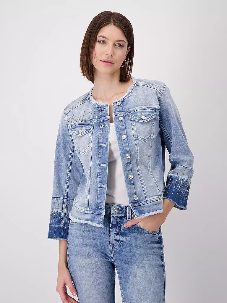 MONARI Jeansjacke blau