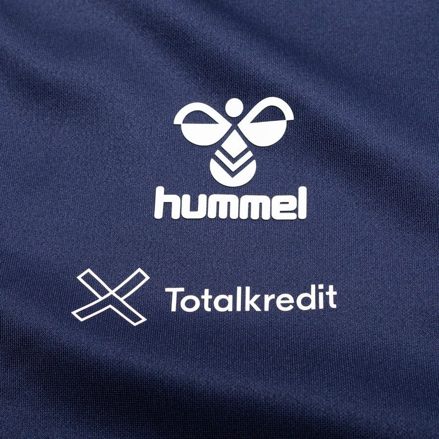 Hummel DBU Fodboldskole Entraîneur Poly Full Zip Sweat - Bleu Marine