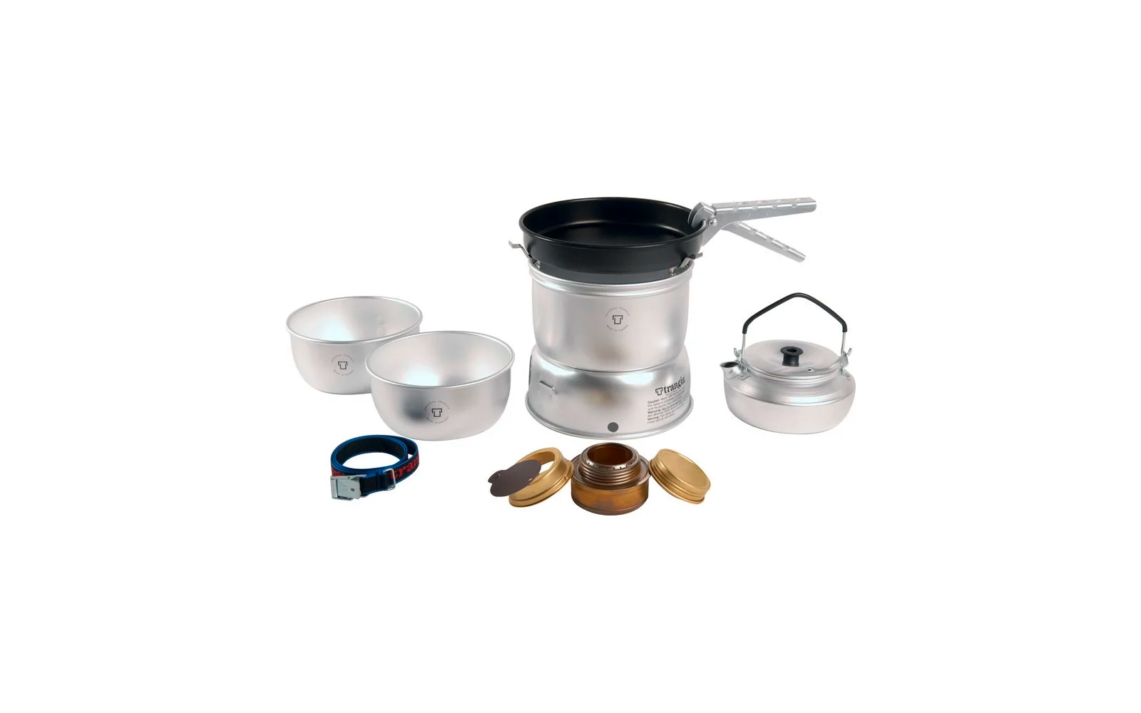 Trangia Trangiakök 27-2 HA Campingkochset 4- teilig mit Spiritusbrenner Set 1