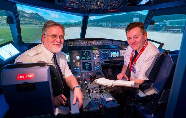 Flugsimulator im Airbus A320 in Dresden als Geschenk