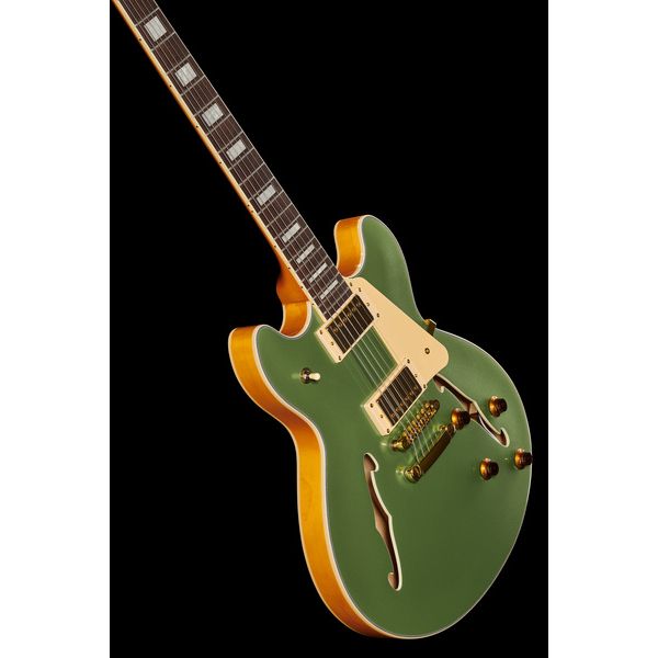 Harley Benton HB-35Plus Metallic Gree Bundle