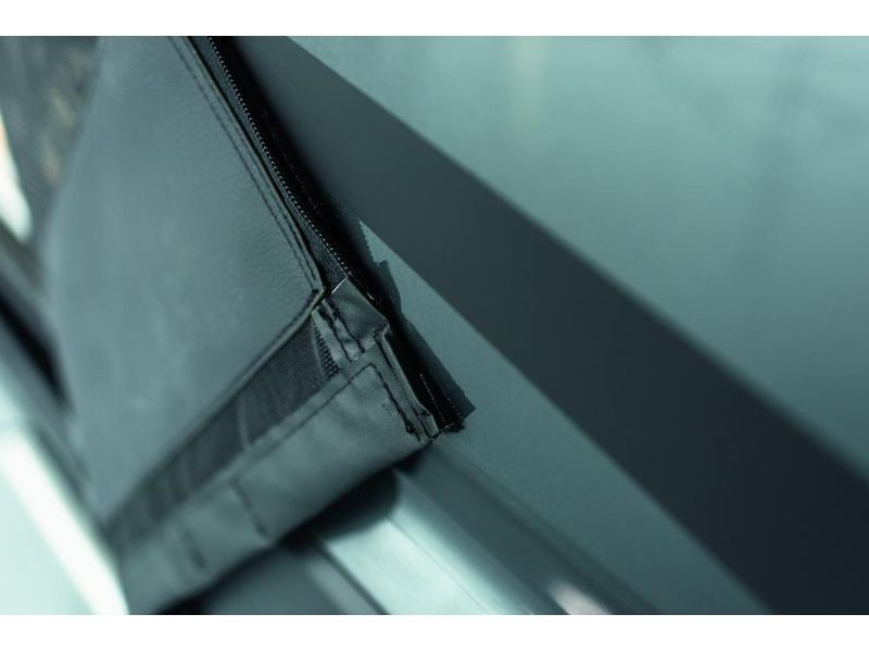 Van Quito Heckmoskitonetz, fine-mesh VW Crafter/Grand Calif Heckmoskitonetz Reissverschluss, VW Crafter/Grand California und MAN TGE, Maschenweite Fine-mesh