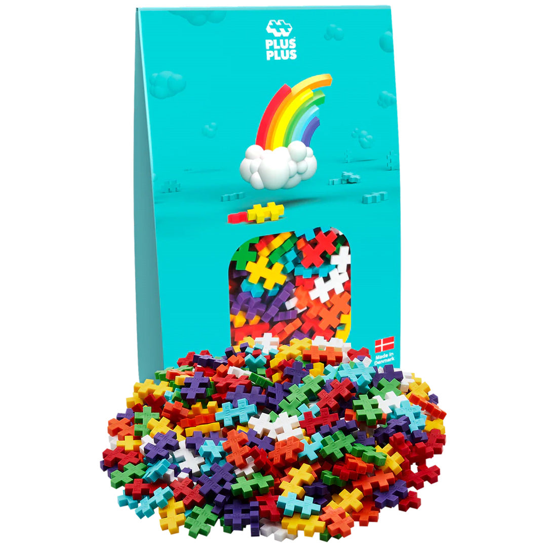 plus-plus bouwstenen - regenboog - 300st