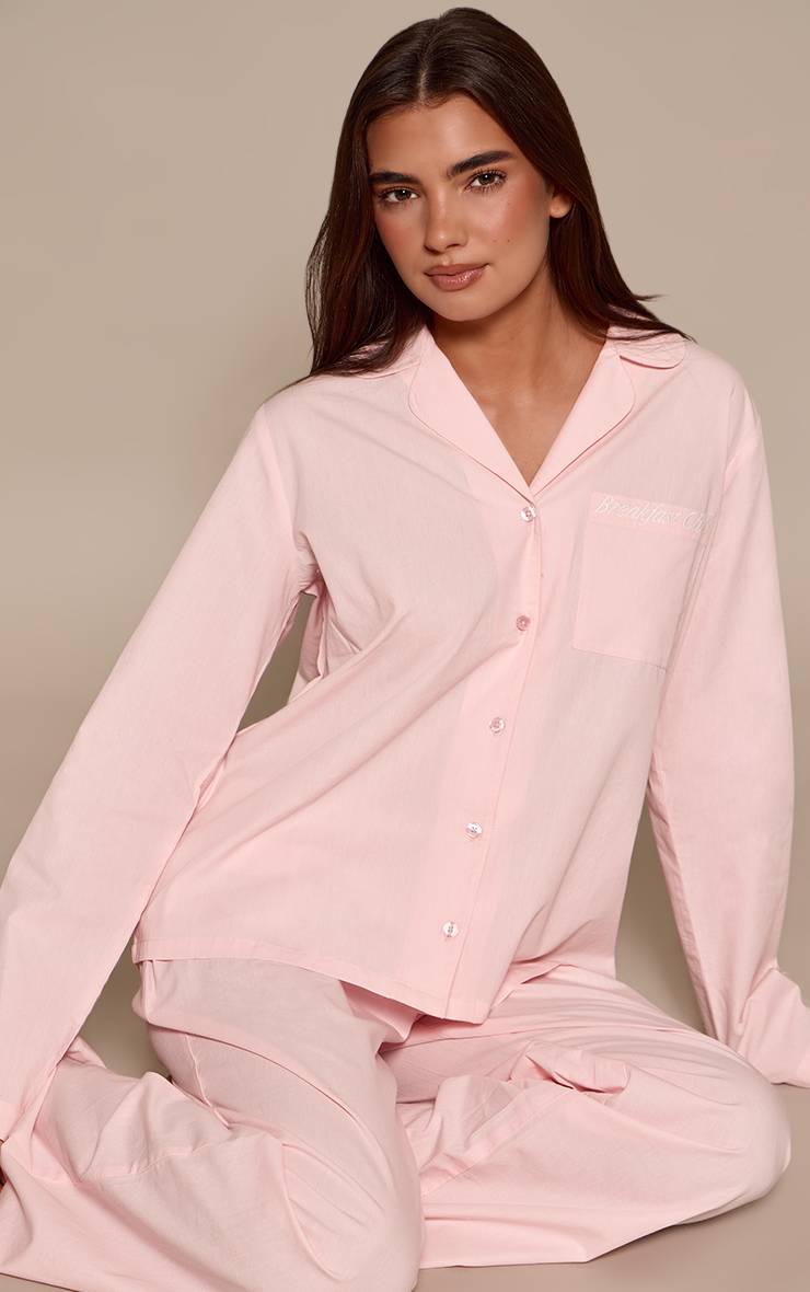 Rose Bébé Pyjama Boutonné Sleepover Club À Contrastes
