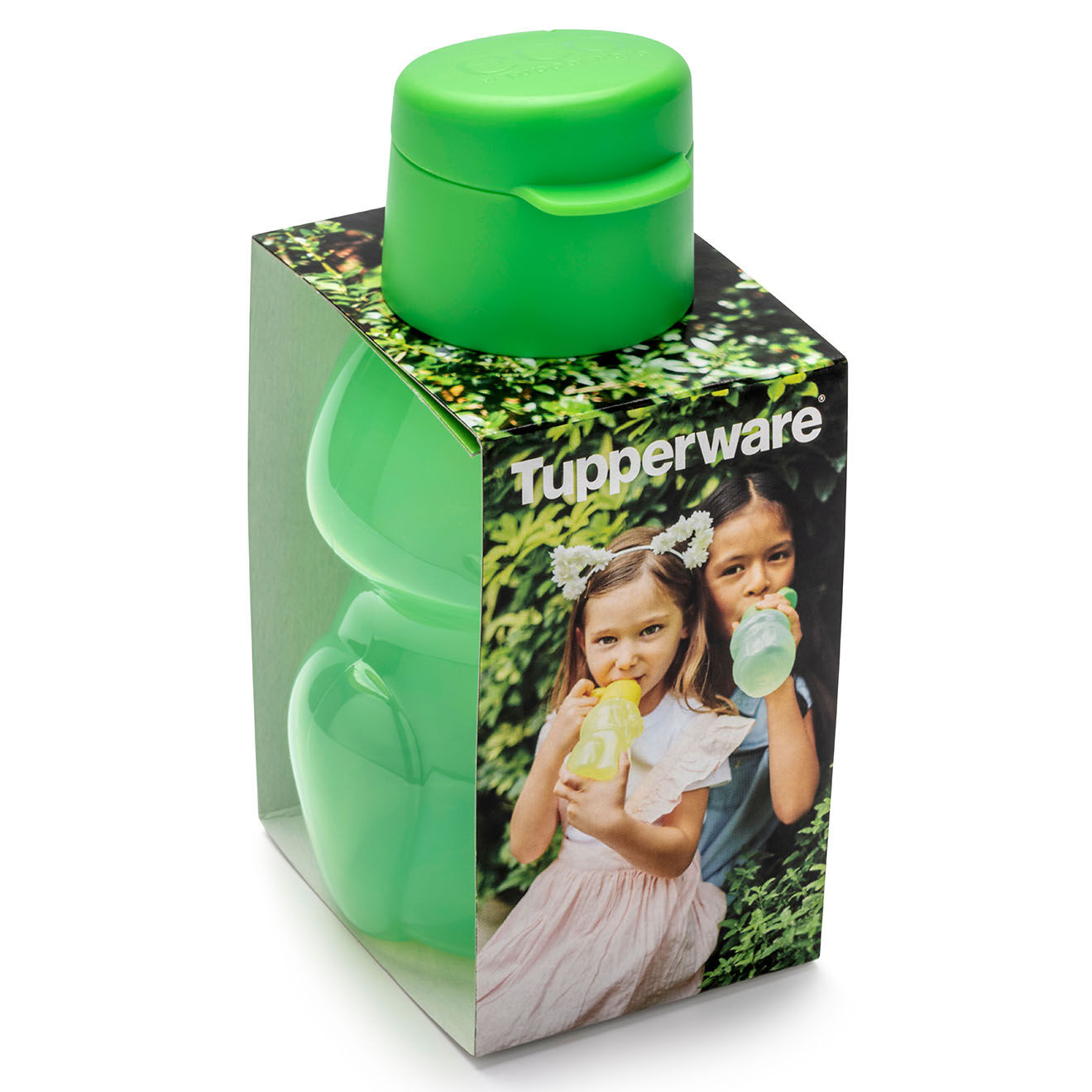 Tupperware 2 Eco bouteilles Lion & Grenouille jaune/vert - 350ml