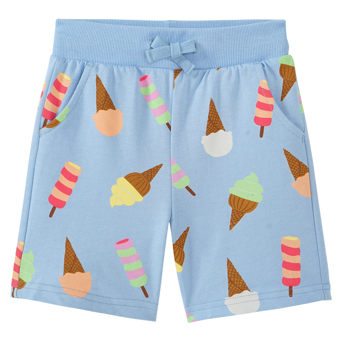 Topomini Baby T-Shirt und Joggingshorts im Set hellblau