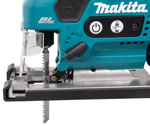 Makita DJV185RF1J, Øverste håndtag, Grøn, 90°, Aluminium, Stål, Træ, Børstefri, Deep discharge