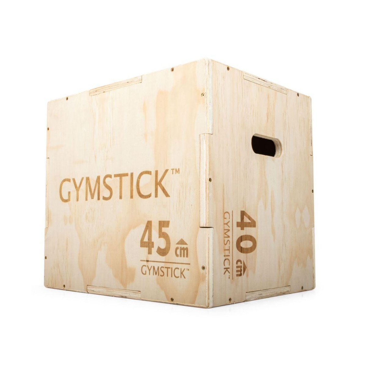 Gymstick WOODEN PLYOBOX 3-in-1 SMALL, Plyo box