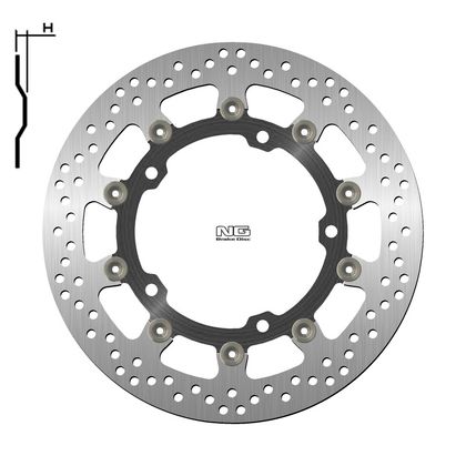 Disque de frein Rond NG flottant