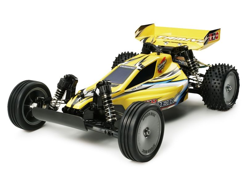 Tamiya Buggy Sand Viper DT-02 RWD Bausatz mit ESC, 1:10 2WD Off-Road RC Modell Bausatz im Massstab 1:10