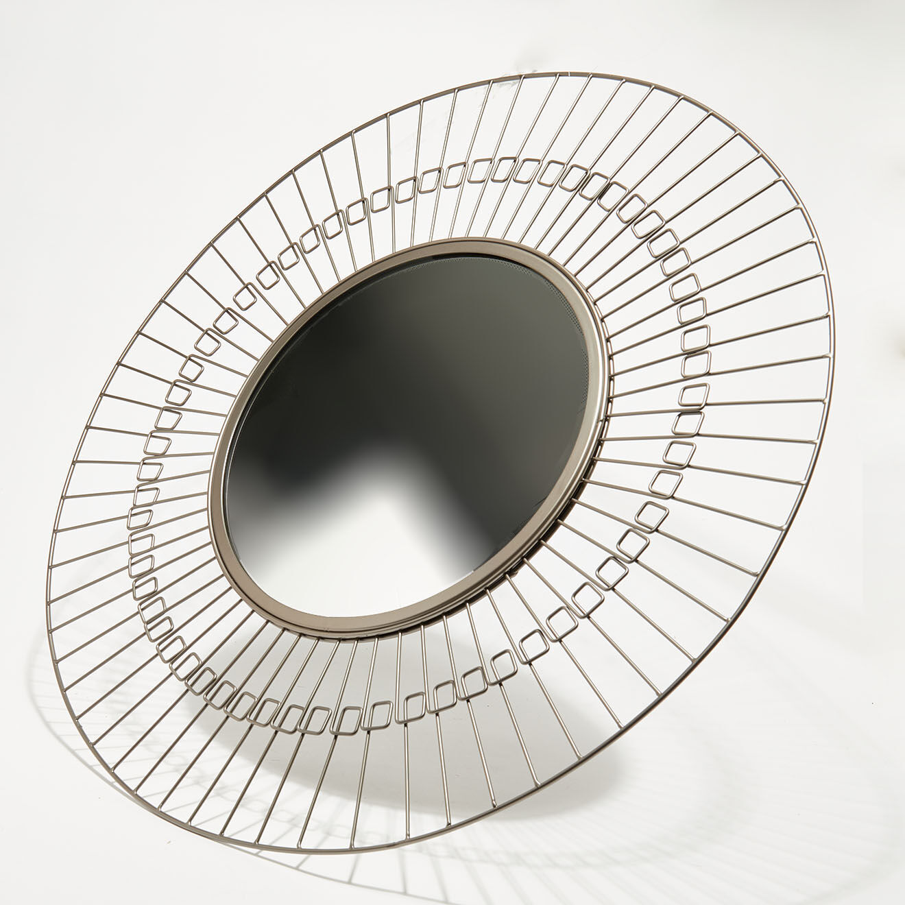 Pomax Miroir Finesse gris - D.80 cm