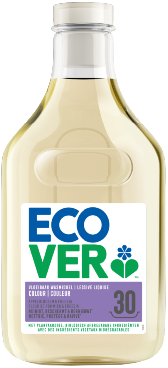 Ecover Vloeibaar Wasmiddel Color Appelbloesem en Freesia 1,5 liter