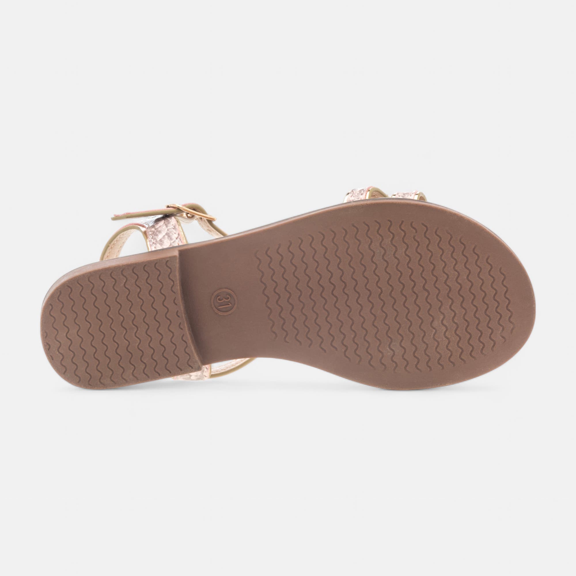 Nu-pieds Fille rose