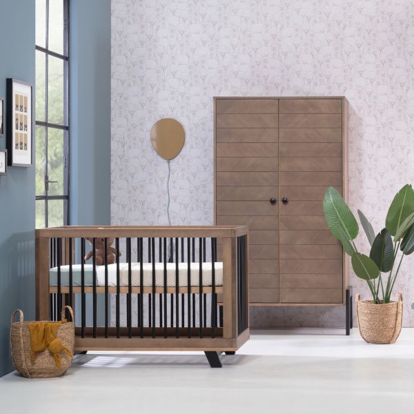 Europe Baby Beau Ledikant Walnoot 60 x 120