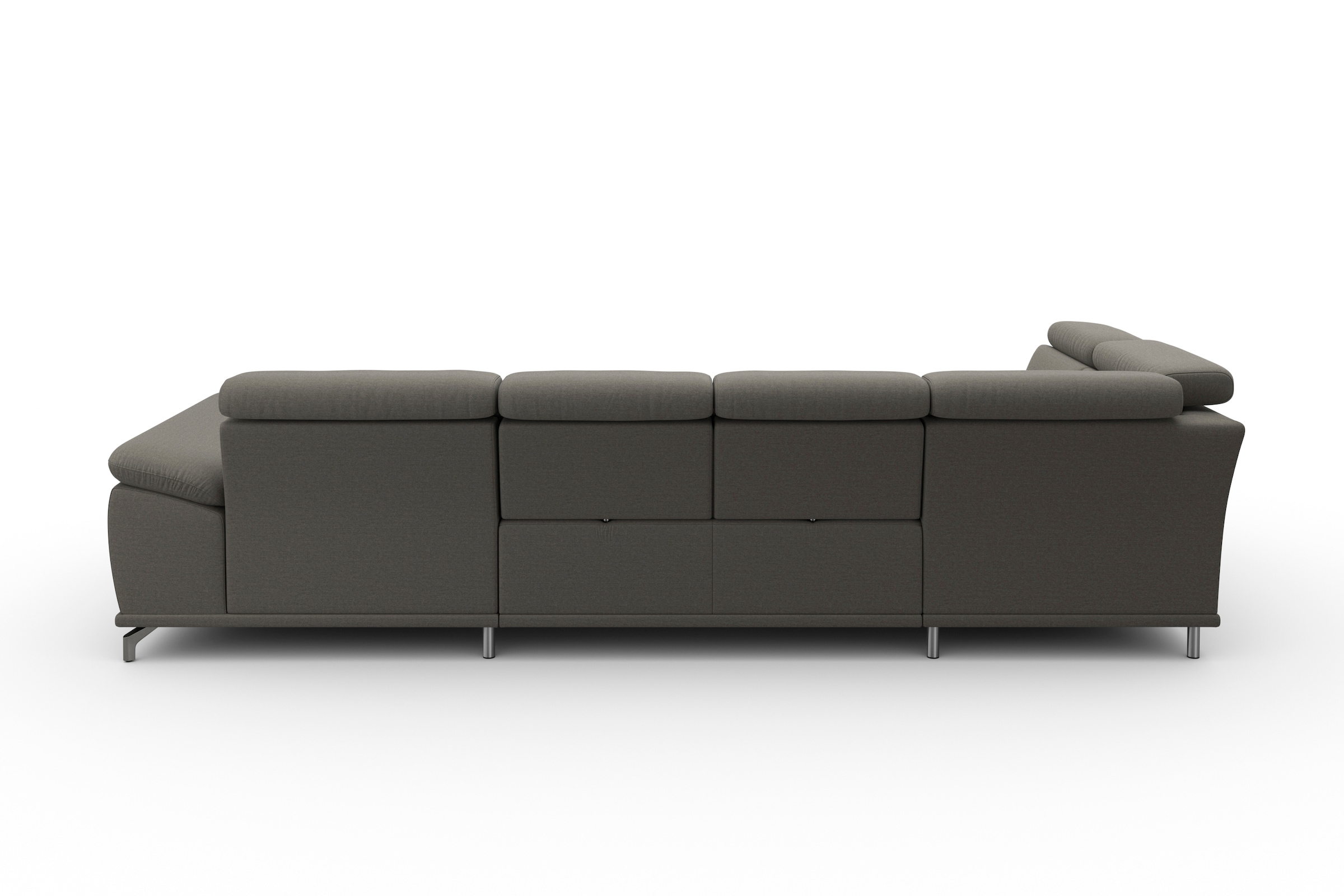 sit&more Wohnlandschaft »Cabrio U-Form, B: 359 cm, mit Sitztiefen-, Arm- & Kopfteilverstellung« 3 Nierenkissen, Federkern, optional Bettfunktion und Stauraum