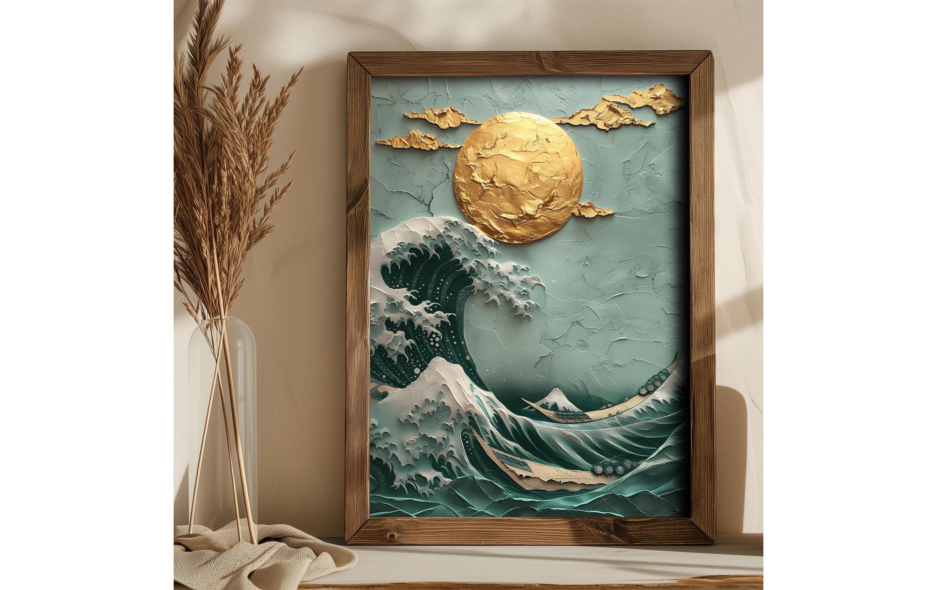 Bild Ocean 35 x 47 cmDekorative Wandmalerei