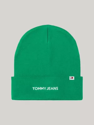 Gorro de tricô com logotipo